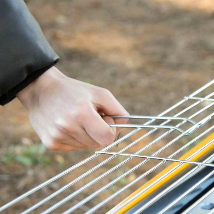 Barbacoa Portátil Aktive Acero 89 x 32 x 22 cm Amarillo 6