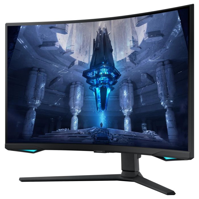 Samsung LS32BG750NPX Monitor Gaming 32" 4K UHD 165Hz 1ms Mini-LED Quantum HDR 2000 Curvo 1000R G-Sync Compatible FreeSync Premium Pro Negro 18