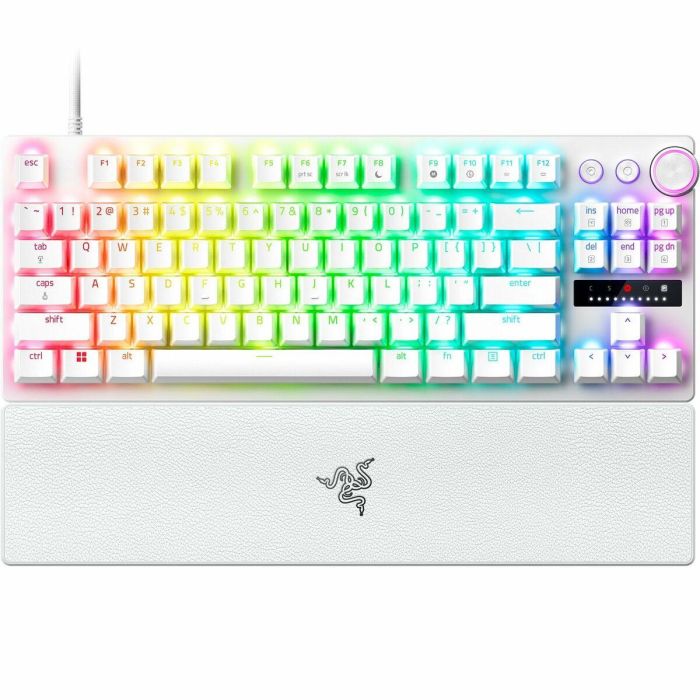 Teclado Razer Huntsman V3 Pro Blanco Qwerty Español 7