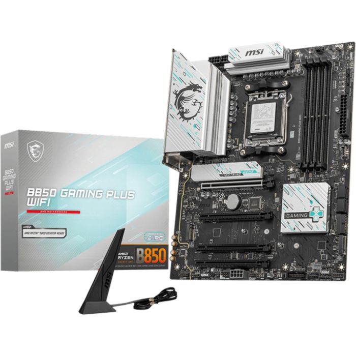 MSI 911-7E56-007 Placa base B850 Gaming Plus WiFi AMD AM5 DDR5 256GB WiFi 7 ATX para PC