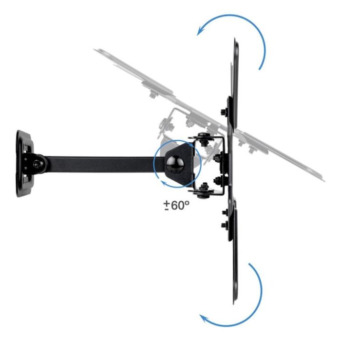 TOOQ SOPORTE PARED PANTALLAS 13-43" GIRA/INCLI NEGRO 2