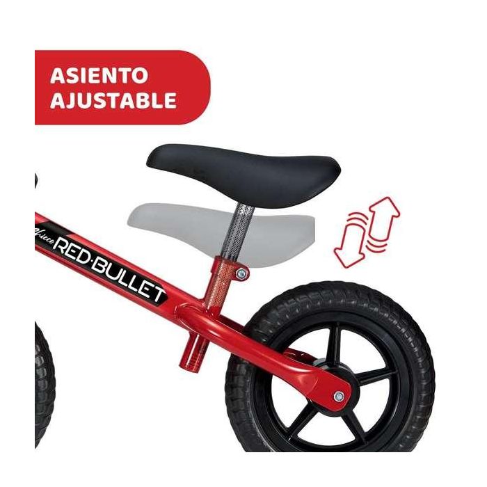 Bicicleta sin pedales bullet roja ¡perfecta para adquirir el equilibrio!10 pulgadas 46x56x68 cm 7 Bicicleta sin pedales bullet roja ¡perfecta para adquirir el equilibrio!10 pulgadas 46x56x68 cm 7