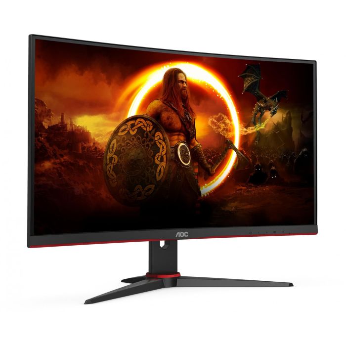 Aoc Monitor Led 23.6 Pulgadas C24 gr2Ae Full HD, Curvo, 165Hz, FreeSync, 1ms, VA, Negro/Rojo 7 Aoc Monitor Led 23.6 Pulgadas C24 gr2Ae Full HD, Curvo, 165Hz, FreeSync, 1ms, VA, Negro/Rojo 7