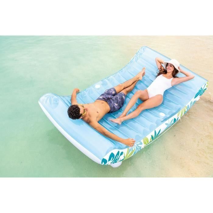 Intex INT1704410572416 Colchón inflable para piscina Hamaca Lounge Tropical 1