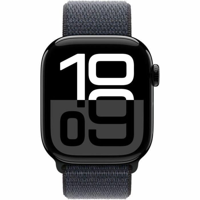 Apple Watch Series 10 GPS - 42 mm - Caja de aluminio en negro azabache - Correa deportiva Ink 5