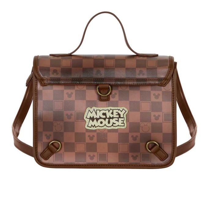 Bolso-Mochila Satchel Journey Disney Mickey Mouse Marrón 3