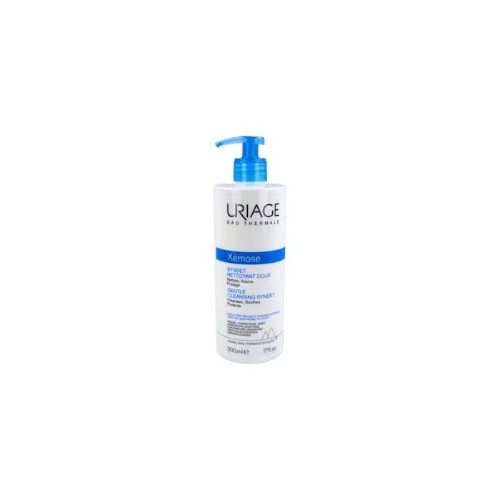 Uriage Xémose Syndet Nettoyant Doux para Piel Seca a Muy Seca, Limpiador Suave, 500ml