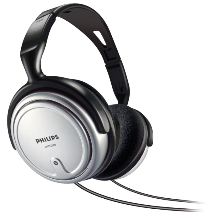 Philips SHP2500/10 auricular y casco Alámbrico Diadema Música Negro, Plata Philips SHP2500/10 auricular y casco Alámbrico Diadema Música Negro, Plata