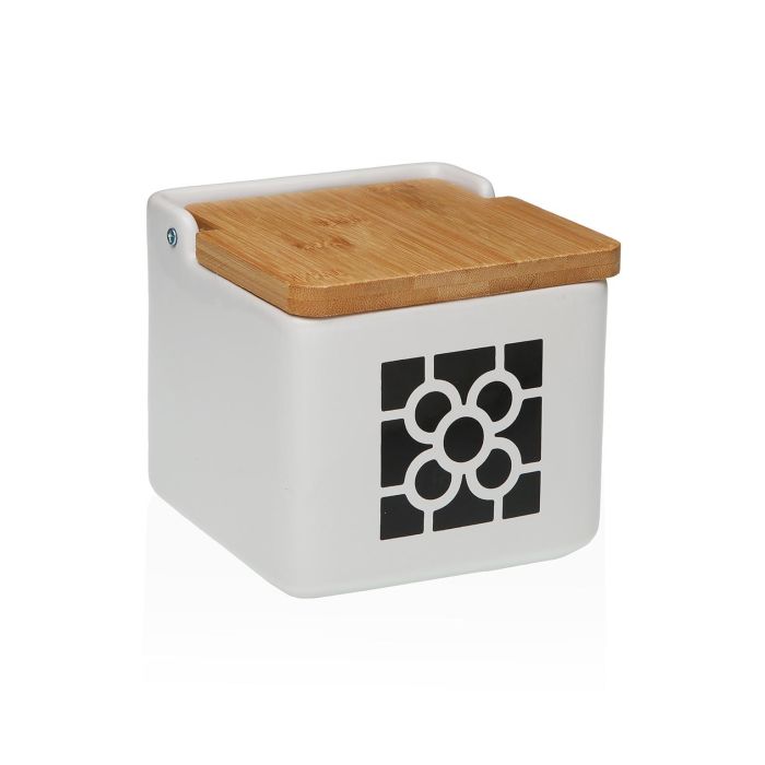 Salero Urbana Bilbao de cerámica 12.2x11.5x12.2 cm - Versa (4 Unidades) Salero Urbana Bilbao de cerámica 12.2x11.5x12.2 cm - Versa (4 Unidades)