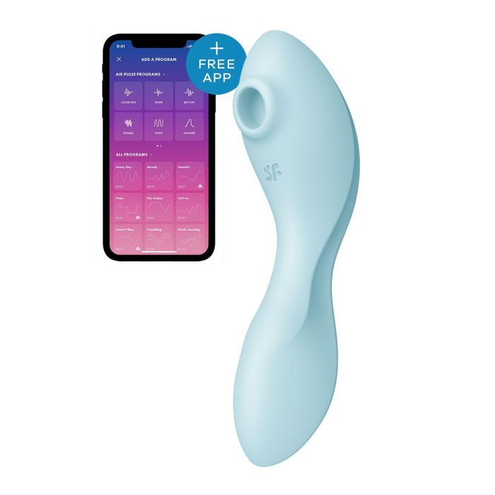 Succionador de Clítoris Satisfyer Cruvy Trinity 5+ Azul