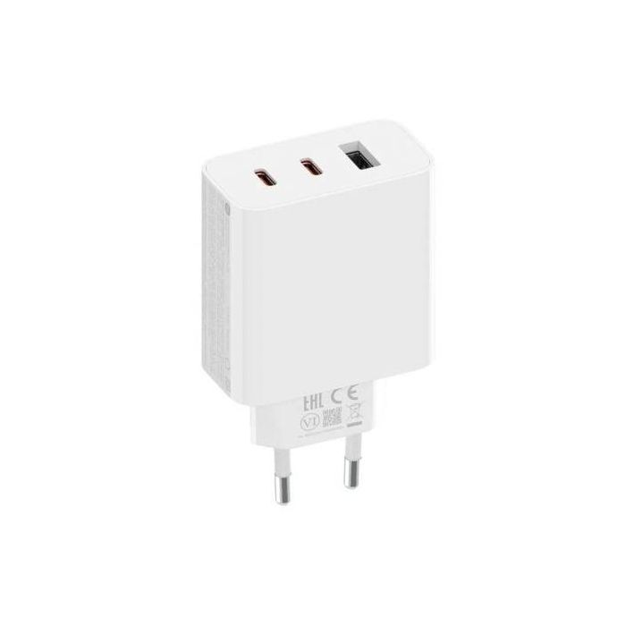 Xiaomi BHR7493EU Cargador de Pared GaN 67W 3 Puertos (2C/1A) Carga Rápida para Xiaomi 13, iPhone 14 Pro Max, MacBook Pro 0 Xiaomi BHR7493EU Cargador de Pared GaN 67W 3 Puertos (2C/1A) Carga Rápida para Xiaomi 13, iPhone 14 Pro Max, MacBook Pro 0