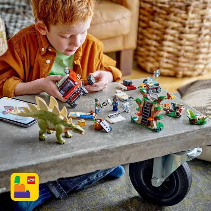 LEGO 76965 Jurassic World Dinosaurios Misiones: Descubrimiento Stegosaurus 5
