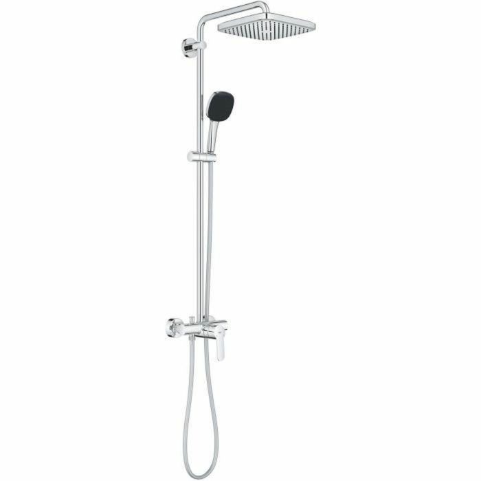 Grohe 26985001 Columna de ducha con mezclador monomando Vitalio Comfort 250, Ahorro de agua, Cromo