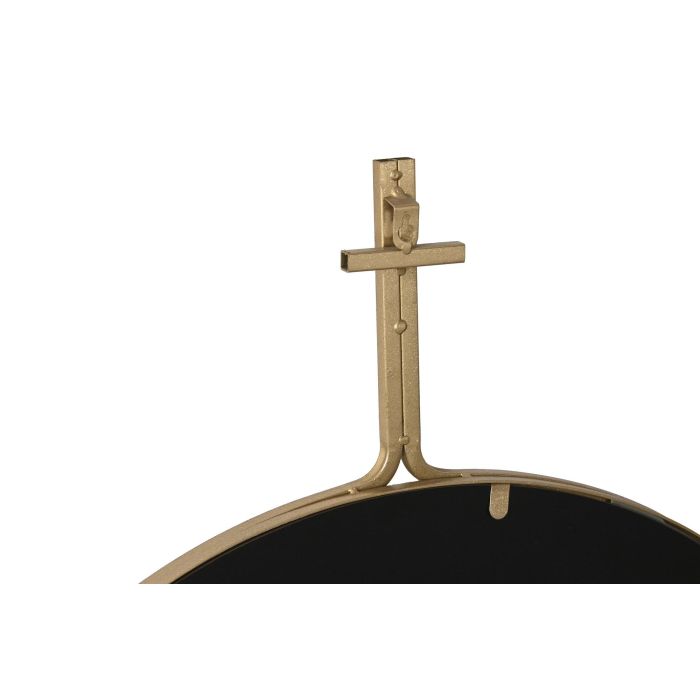 DKD Home Decor Espejo de Pared Decorativo Glam Dorado de Metal y Espejo – 91.5 cm de Alto, 72 cm de Ancho y 2 cm de Fondo 3 DKD Home Decor Espejo de Pared Decorativo Glam Dorado de Metal y Espejo – 91.5 cm de Alto, 72 cm de Ancho y 2 cm de Fondo 3