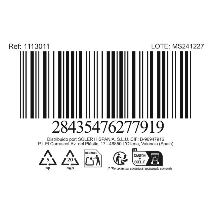 Inde Mug 330ml Surtido 3 Colores Jesse (24 Unidades)