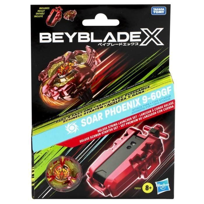 Beyblade X Set Premium Lanzador Y Soar Phoenix F9324 Hasbro 5