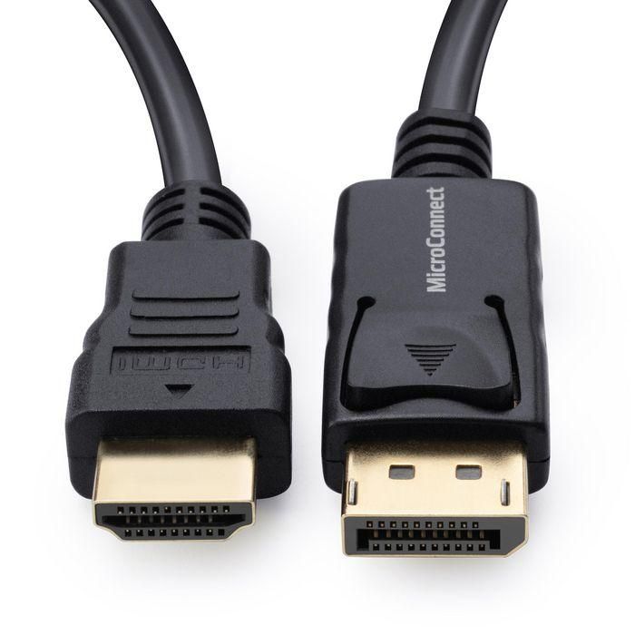 MicroConnect Cable DisplayPort 1.2 a HDMI 10m HD Digital para Computadora a Monitor
