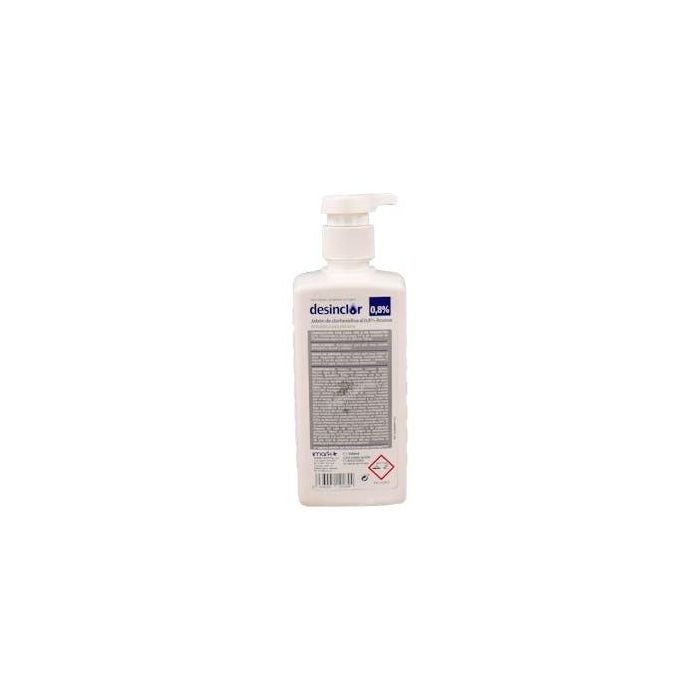 Vaza Clorhexidina Jabonosa 0,8% 500 mL Desinclor Azul
