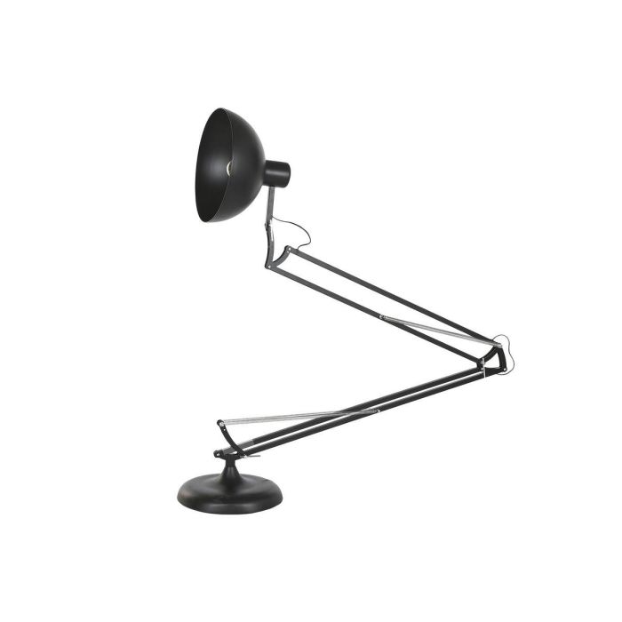 DKD Home Decor Lámpara de Pie Moderna Negra con Flexo E27 Metal 42 x 230 x 145 cm 8