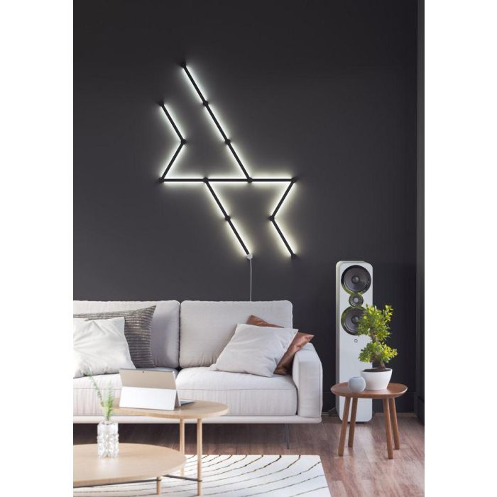 Nanoleaf Lines Skin Black Matte 9pcs 4 Nanoleaf Lines Skin Black Matte 9pcs 4