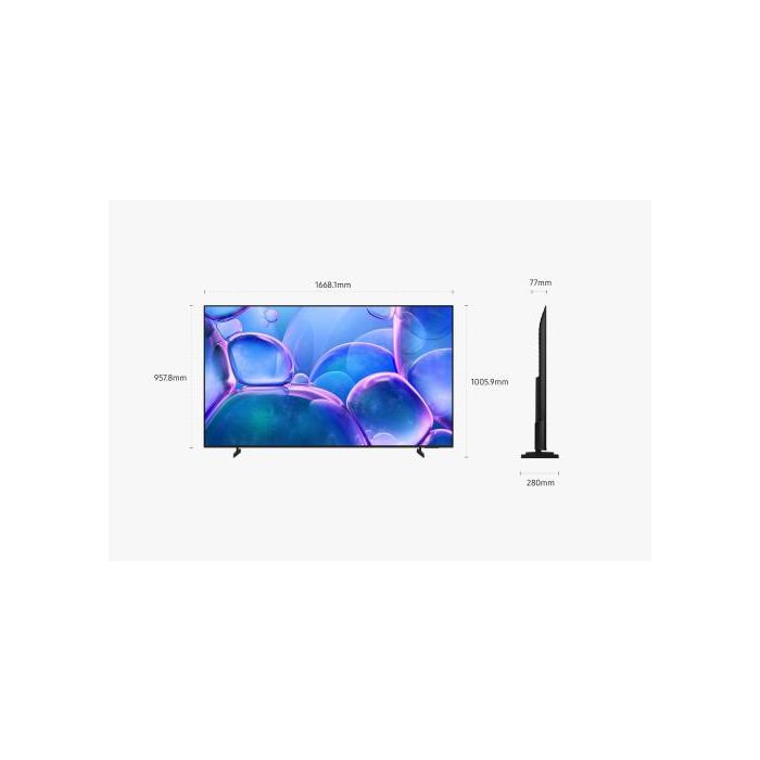 Samsung TU75U7025FK 190,5 cm (75") 4K Ultra HD Smart TV Wifi Negro 4 Samsung TU75U7025FK 190,5 cm (75") 4K Ultra HD Smart TV Wifi Negro 4