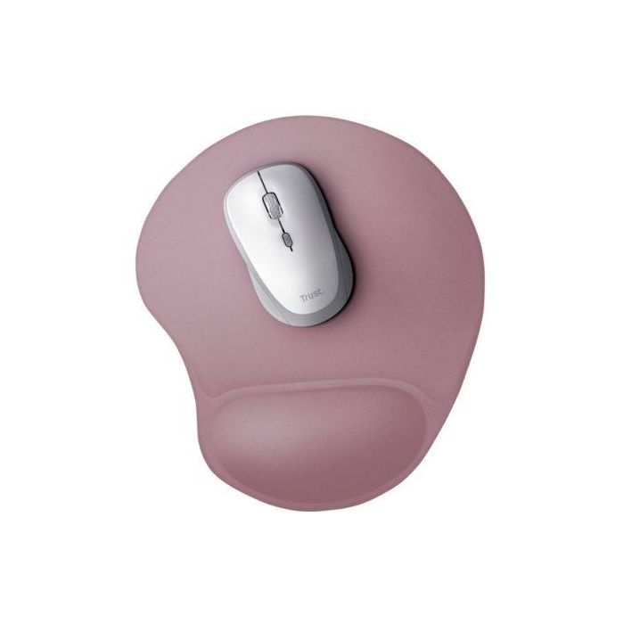 Trust 26013 Alfombrilla Ergonómica para Ratón con Soporte de Muñeca de Gel Rosa 205 x 236mm 2