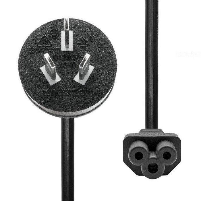 ProXtend Power Cord Australia to C5 2M Black 1 ProXtend Power Cord Australia to C5 2M Black 1