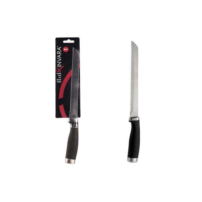 Cuchillo Sierra Acero Inox Kinvara 32.5x2x3 cm, Hoja 20x2.5 cm (24 Unidades) Cuchillo Sierra Acero Inox Kinvara 32.5x2x3 cm, Hoja 20x2.5 cm (24 Unidades)