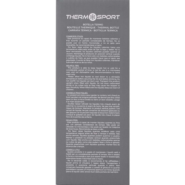 Botella Térmica Thermosport 350 ml Acero Inoxidable (8 Unidades) 4 Botella Térmica Thermosport 350 ml Acero Inoxidable (8 Unidades) 4