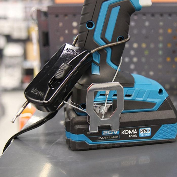 Alpha 9298600 Caja 25 Bridas Ajustables Anti Robo para Envases con Asa 2 Alpha 9298600 Caja 25 Bridas Ajustables Anti Robo para Envases con Asa 2