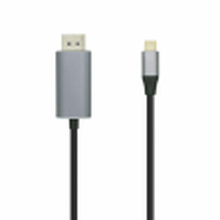 AISENS A109-0394 Cable Adaptador Conversor USB-C a DisplayPort 4K@60Hz, 0.8m, Plug & Play, compatible MacBook Pro, Chromebook y Thunderbolt 3, Negro