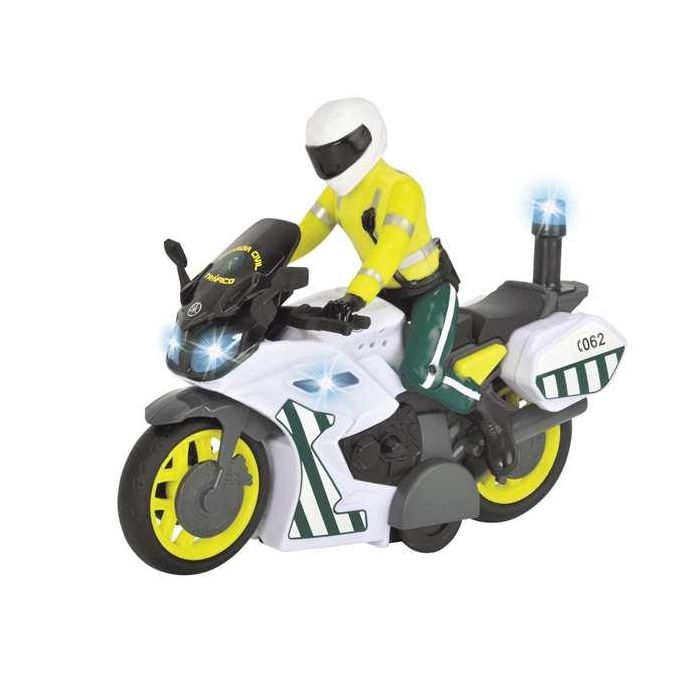 Moto fricción guardia civil con figura, luz y sonido 17 cm 4 Moto fricción guardia civil con figura, luz y sonido 17 cm 4