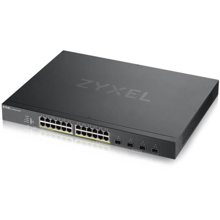 Zyxel Switch 28 Puertos XGS1930-28HP - EU0101F 24, 24x Gigabit, 4x SFP+, NebulaFlex, 10G, L3, PoE, Negro 2 Zyxel Switch 28 Puertos XGS1930-28HP - EU0101F 24, 24x Gigabit, 4x SFP+, NebulaFlex, 10G, L3, PoE, Negro 2