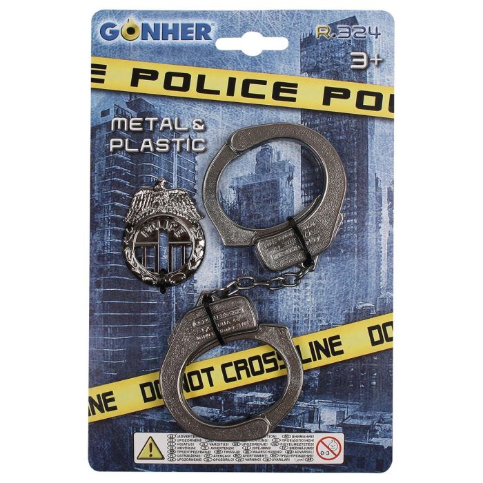 Esposas Policia Con Estrella 324/0 Gonher 1 Esposas Policia Con Estrella 324/0 Gonher 1