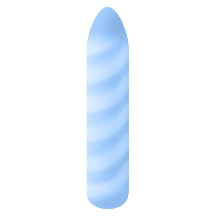 Vibrador Evolved Playboy Azul Blanco 8 Vibrador Evolved Playboy Azul Blanco 8