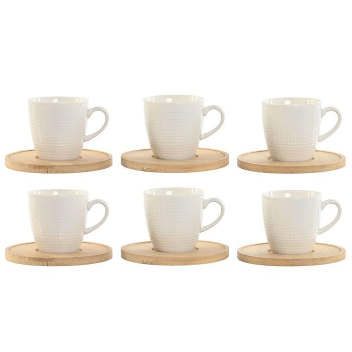 Cafe Basicos DKD Home Decor Blanco 5.7 x 5.8 x 7.8 cm Set de 6 Cafe Basicos DKD Home Decor Blanco 5.7 x 5.8 x 7.8 cm Set de 6