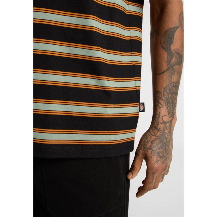 Camiseta de Manga Corta Hombre Dickies York Stripe Negro XL 1 Camiseta de Manga Corta Hombre Dickies York Stripe Negro XL 1