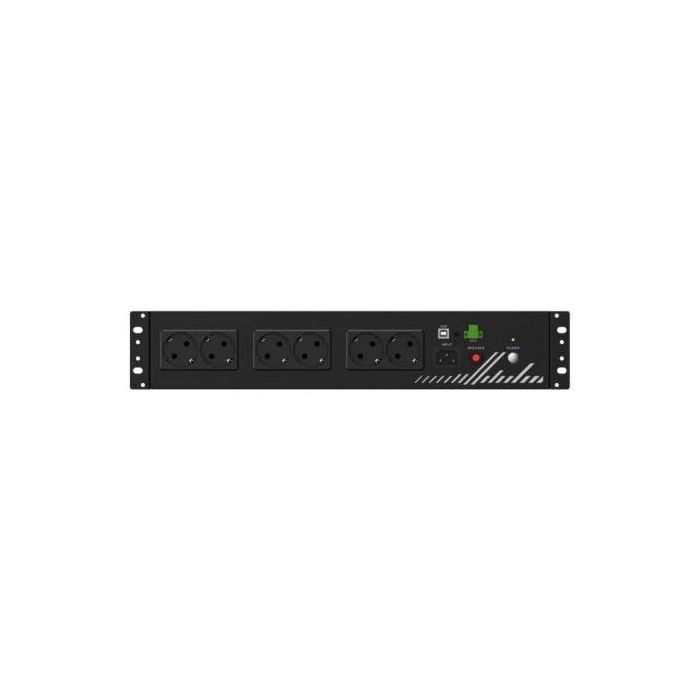SAI Línea Interactiva Phasak Compact/ 800VA-480W/ 8 Salidas/ Formato Rack 2U 1 SAI Línea Interactiva Phasak Compact/ 800VA-480W/ 8 Salidas/ Formato Rack 2U 1