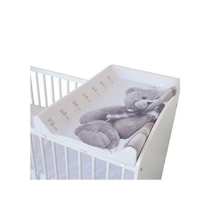 Domiva Cambiador con Colchón Little Bear Bordes Anticaídas 50x80x10cm para Mesa o Cama Bebé Mixto PVC sin Ftalatos 2 Domiva Cambiador con Colchón Little Bear Bordes Anticaídas 50x80x10cm para Mesa o Cama Bebé Mixto PVC sin Ftalatos 2
