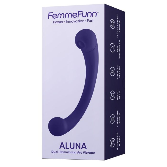 Vibrador Punto G FemmeFunn Morado Púrpura 1