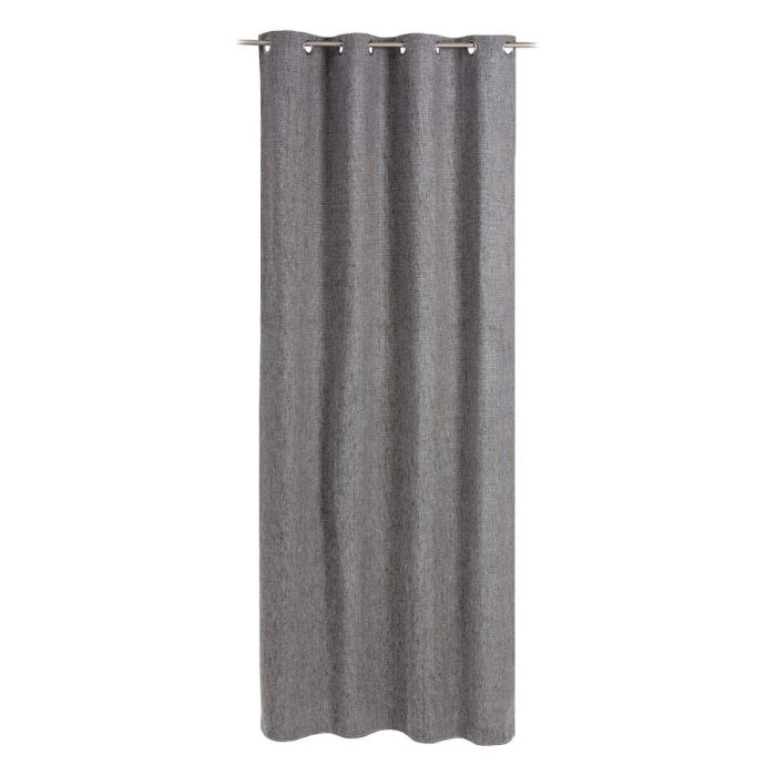 Cortina Gris Poliéster 100 % algodón 140 x 260 cm