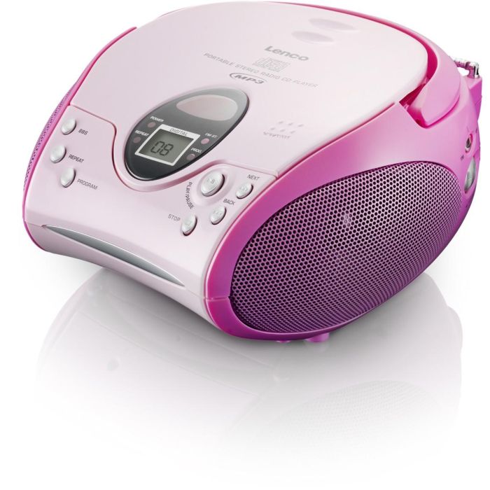 Lenco SCD-24 pink 2 Lenco SCD-24 pink 2