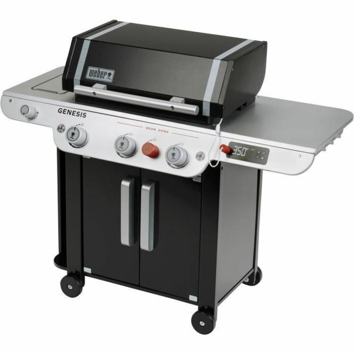 Weber Barbacoa Genesis Grande a Carbón de Madera FSC con Accesorios para Exteriores - 3 Años de Garantía 3