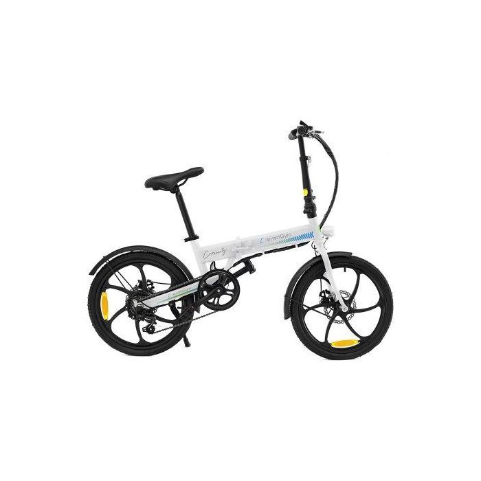 Bicicleta Eléctrica SmartGyro Ebike Crosscity/ Motor 250W/ Ruedas 20"/ Blanca 3