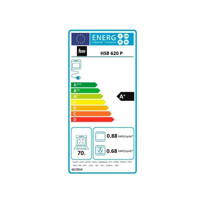 Horno Pirolítico Teka HSB620P 3552 W 70 L 1