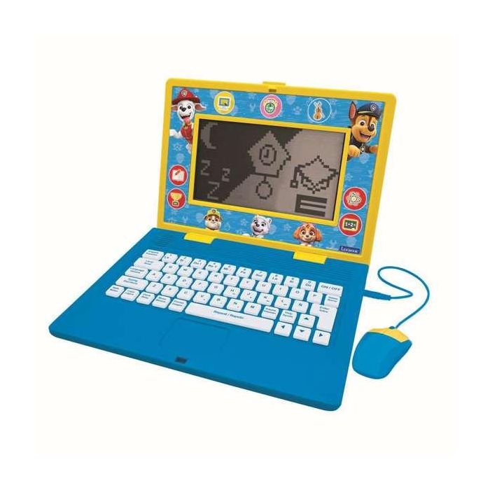 Lexibook Ordenador Bilingüe Paw Patrol con 170 Actividades, 85 en Español y 85 en Inglés