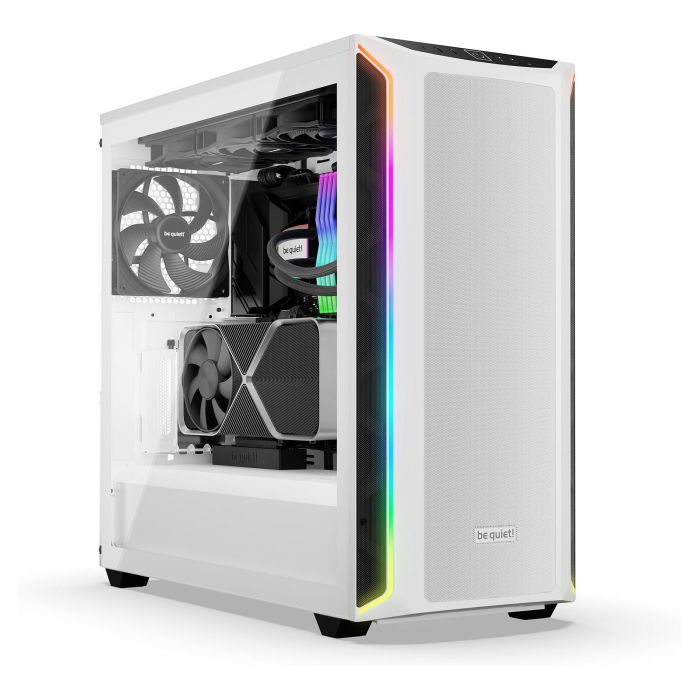 be quiet! SHADOW BASE 800DX White Midi Tower PC Blanco Acero Vidrio Templado ABS ATX EATX micro ATX Mini-ITX