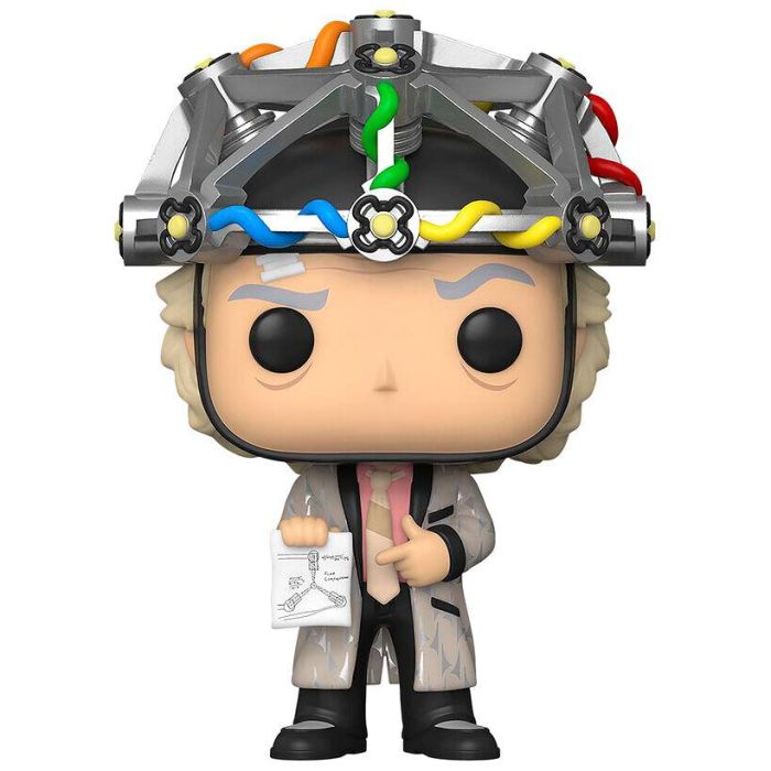 Funko Pop! 46914 Figura Coleccionable Doc Brown de Regreso al Futuro / Back to the Future con Casco de Lectura Mental 9.5 cm 1 Funko Pop! 46914 Figura Coleccionable Doc Brown de Regreso al Futuro / Back to the Future con Casco de Lectura Mental 9.5 cm 1