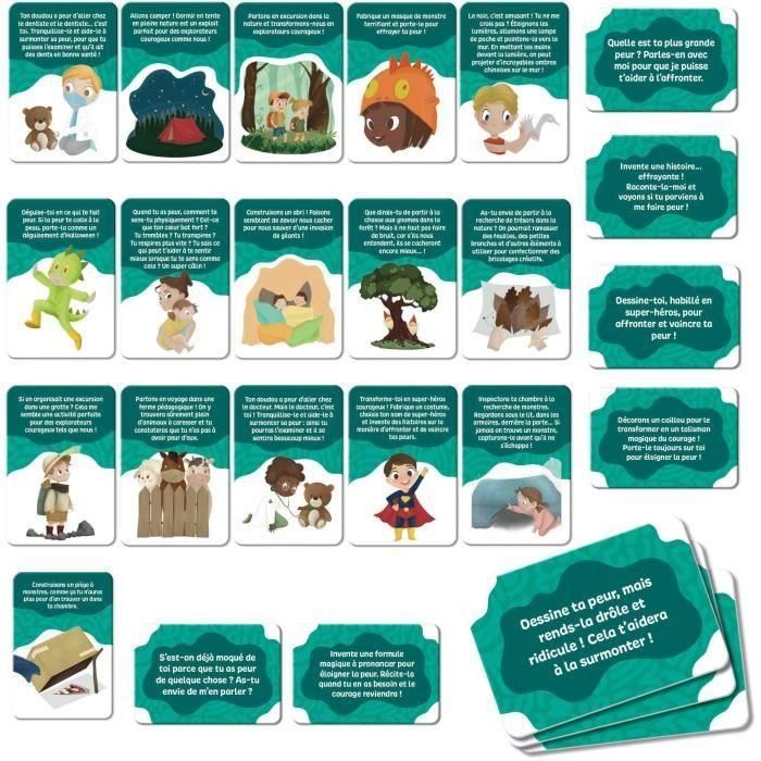 Juego de cartas para niños valientes - Juego educativo - HABILIDADES PARA LA VIDA - Tarjetas ilustradas 1 Juego de cartas para niños valientes - Juego educativo - HABILIDADES PARA LA VIDA - Tarjetas ilustradas 1