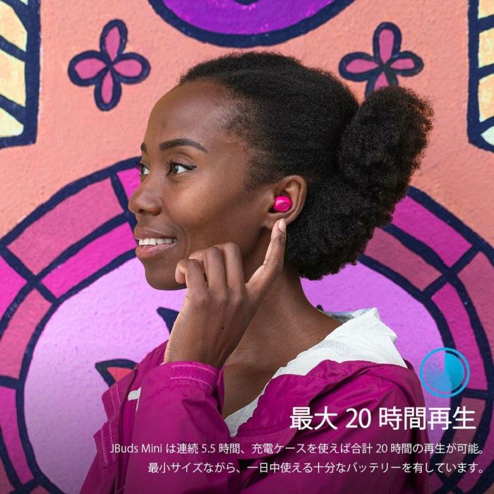 Auriculares Inalámbricos con Estuche de Carga JLab IEUEBJBMINIRPNK124 Rosa 5 Auriculares Inalámbricos con Estuche de Carga JLab IEUEBJBMINIRPNK124 Rosa 5